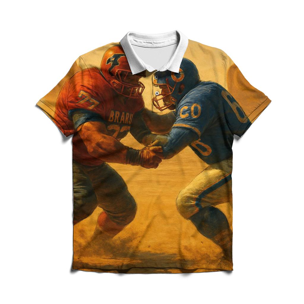 Desert Mirage Fourth Down Clash custom polo shirts