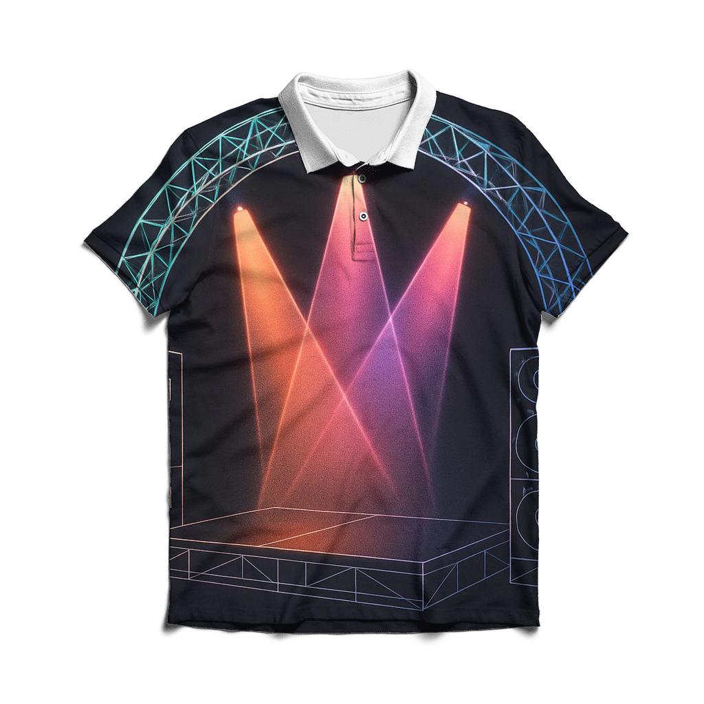 Festival Stage Wireframe classic pique polos