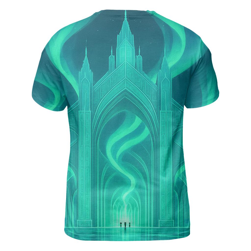 Aurora Circuit Cathedral unique graphic print tees