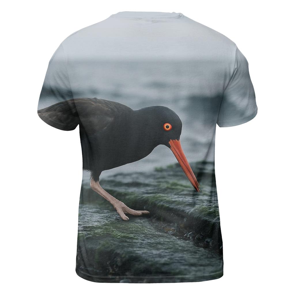 Tidepool Patrol Black Oystercatcher personalized full print shirts