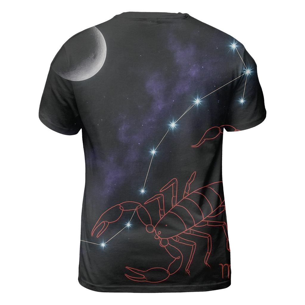 Scorpio Eclipse Venom Constellation unique graphic print tees