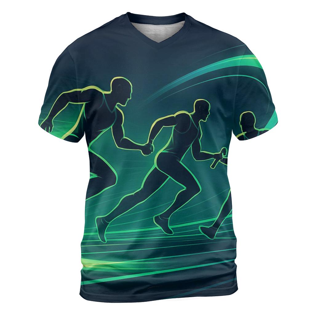 Aurora Sprint Relay trendy printed shirt styles