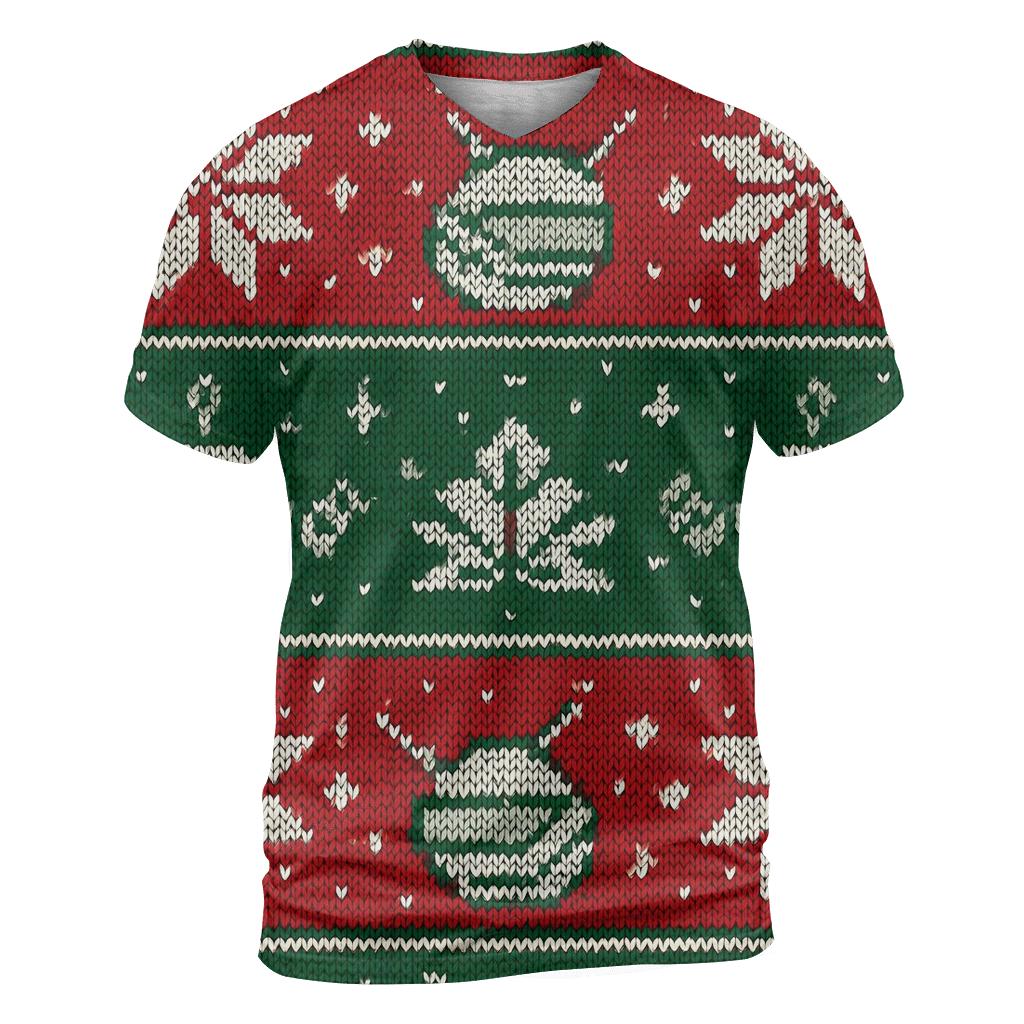 Jolly Satellite Snowflake Band Design creative print fashion shirts