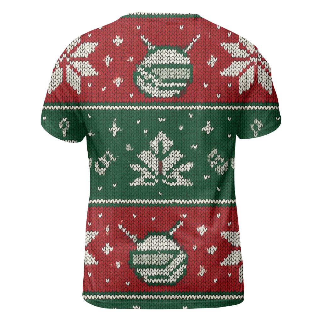 Jolly Satellite Snowflake Band Design creative print fashion shirts