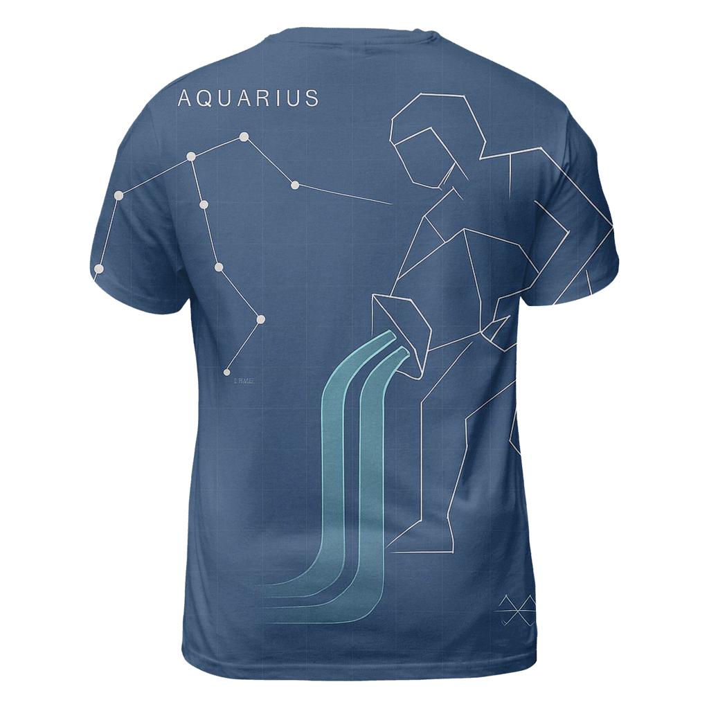 Aquarius Orbital Water Bearer Blueprint personalized full print shirts