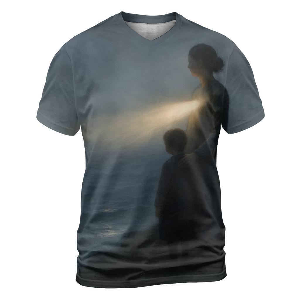 A Lighthouse Within Her A Mothers Guidance Through Every Storm vibrant all-over design tees