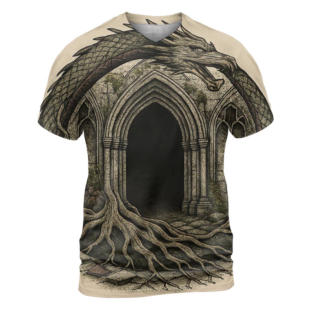 Cathedral Root Ouroboros personalized full print shirts