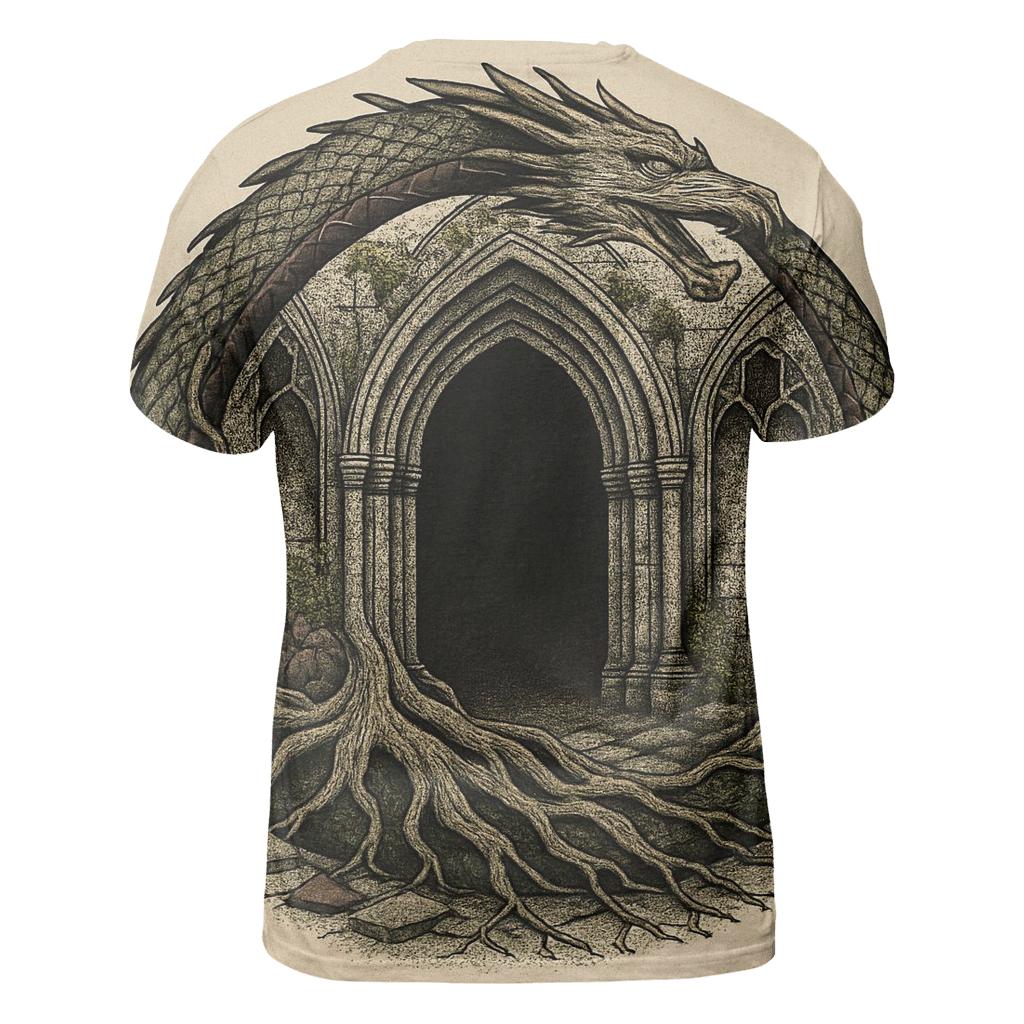 Cathedral Root Ouroboros personalized full print shirts