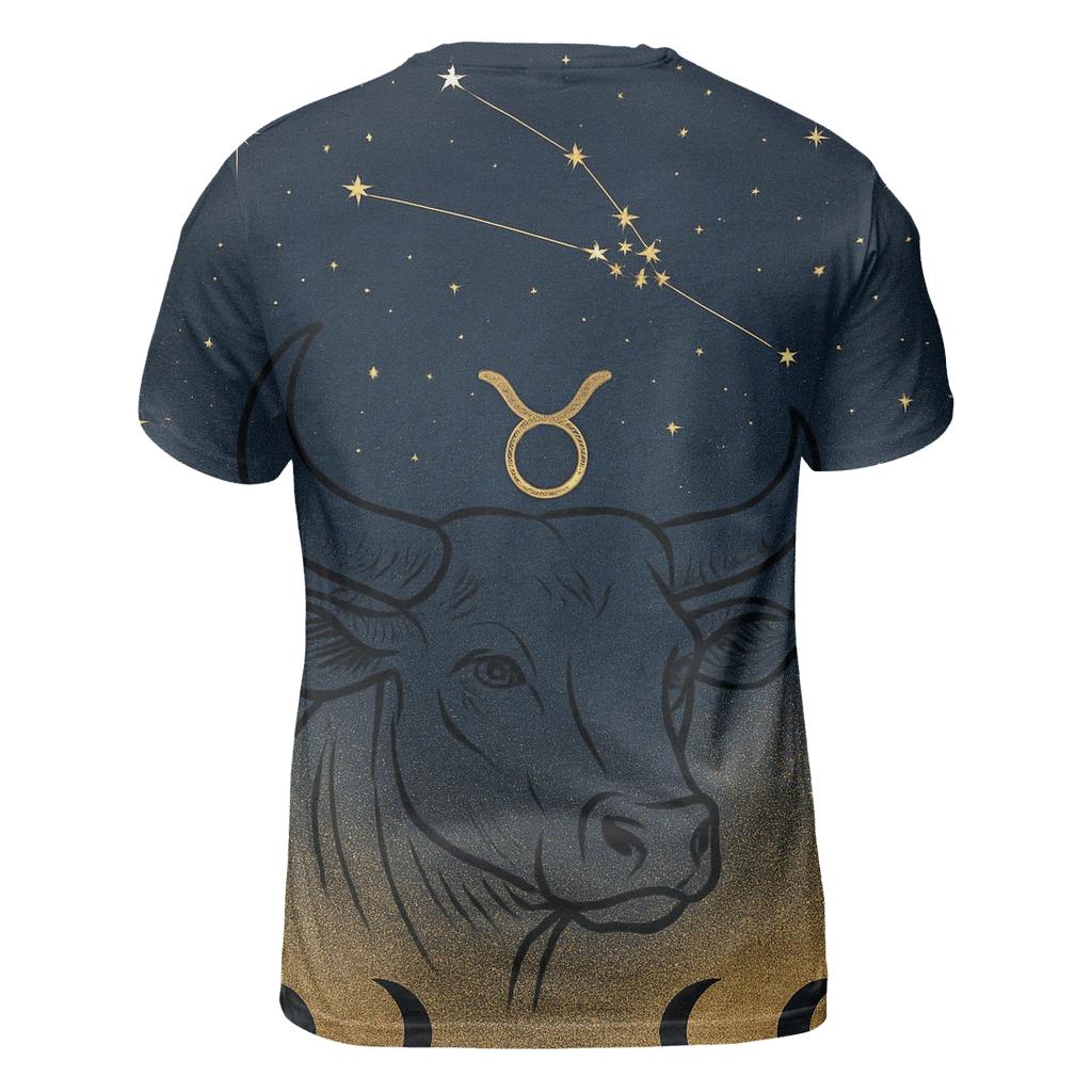 Taurus Golden Bull And Hyades Cluster trendy printed shirt styles