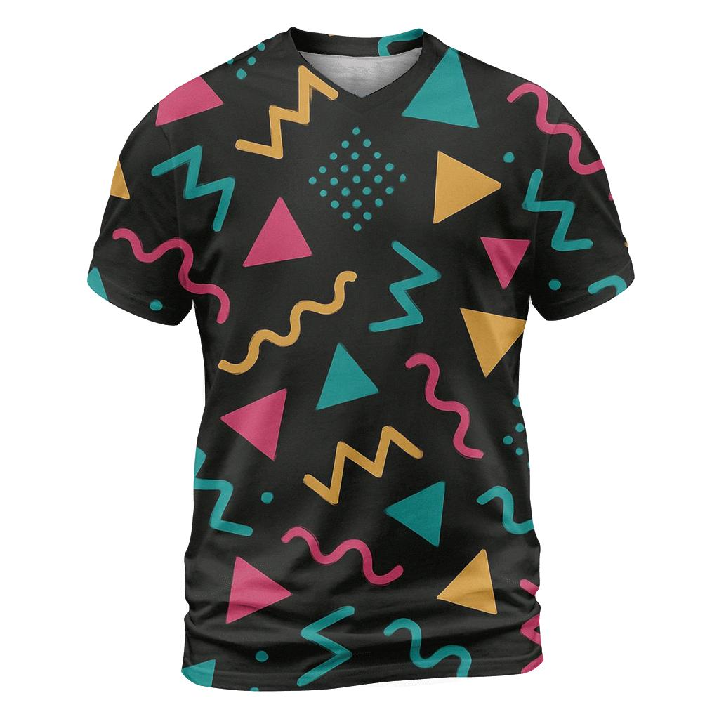 Arcade Carpet Confetti Geometry statement graphic shirts
