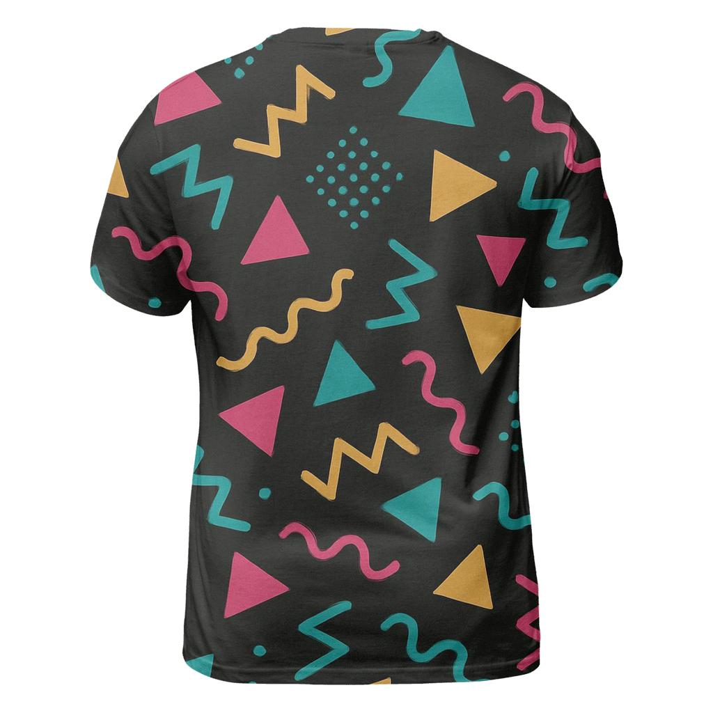 Arcade Carpet Confetti Geometry statement graphic shirts