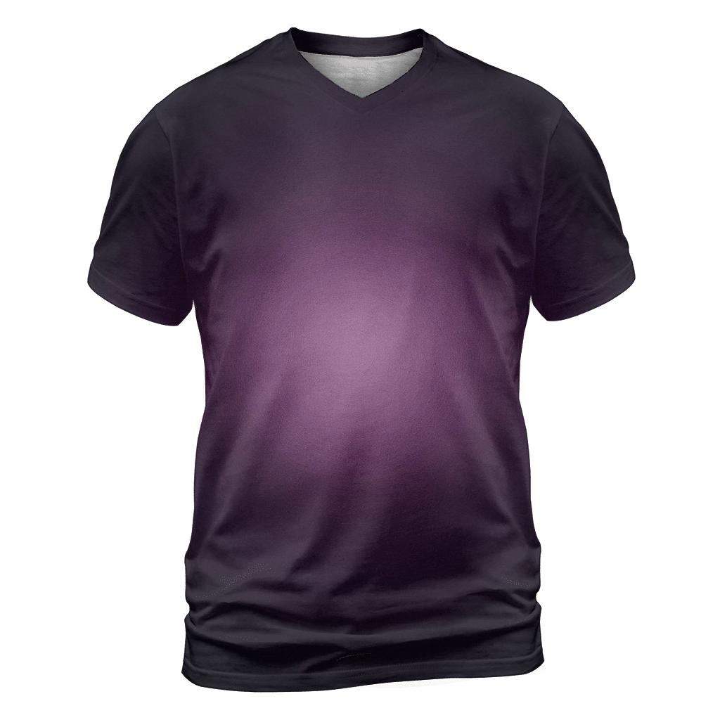 Velvet Plum Halo vibrant all-over design tees