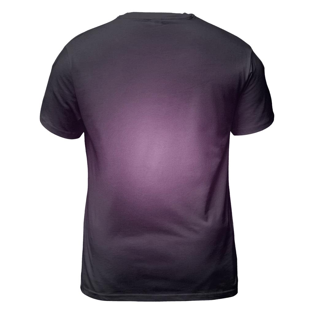 Velvet Plum Halo vibrant all-over design tees