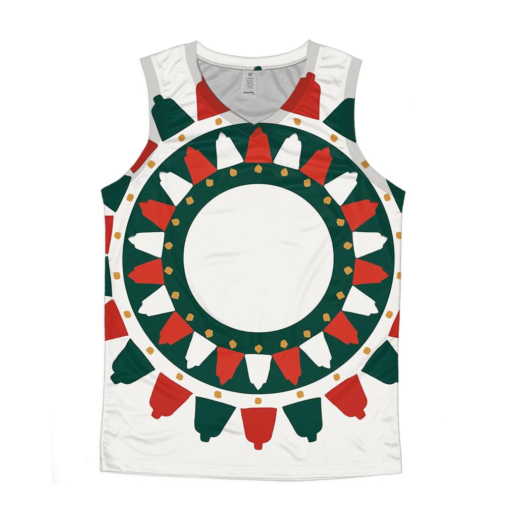 Bell Geometry Winter Mandala stylish racerback tanks