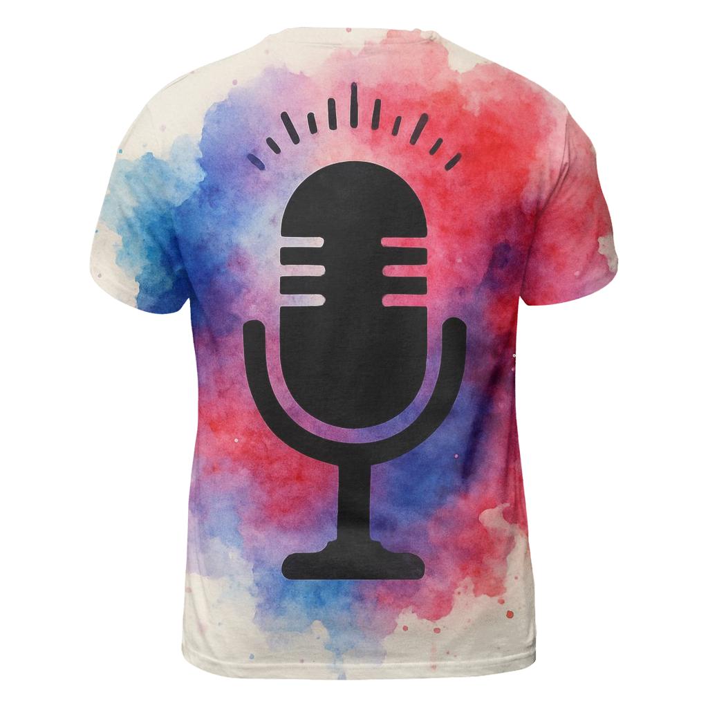 Mic Nebula Spotlight designer pattern shirts