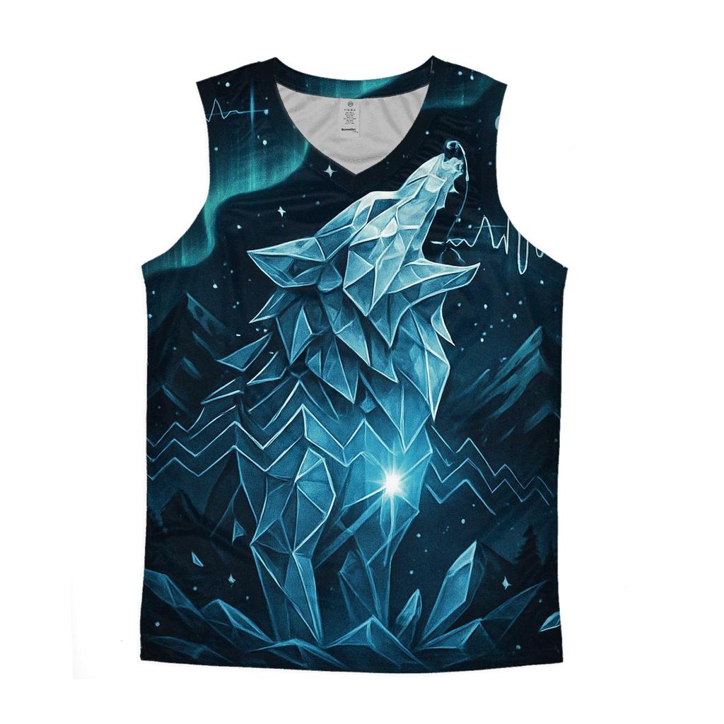 Crystal Wolf Soundwave Summit graphic print tank tops