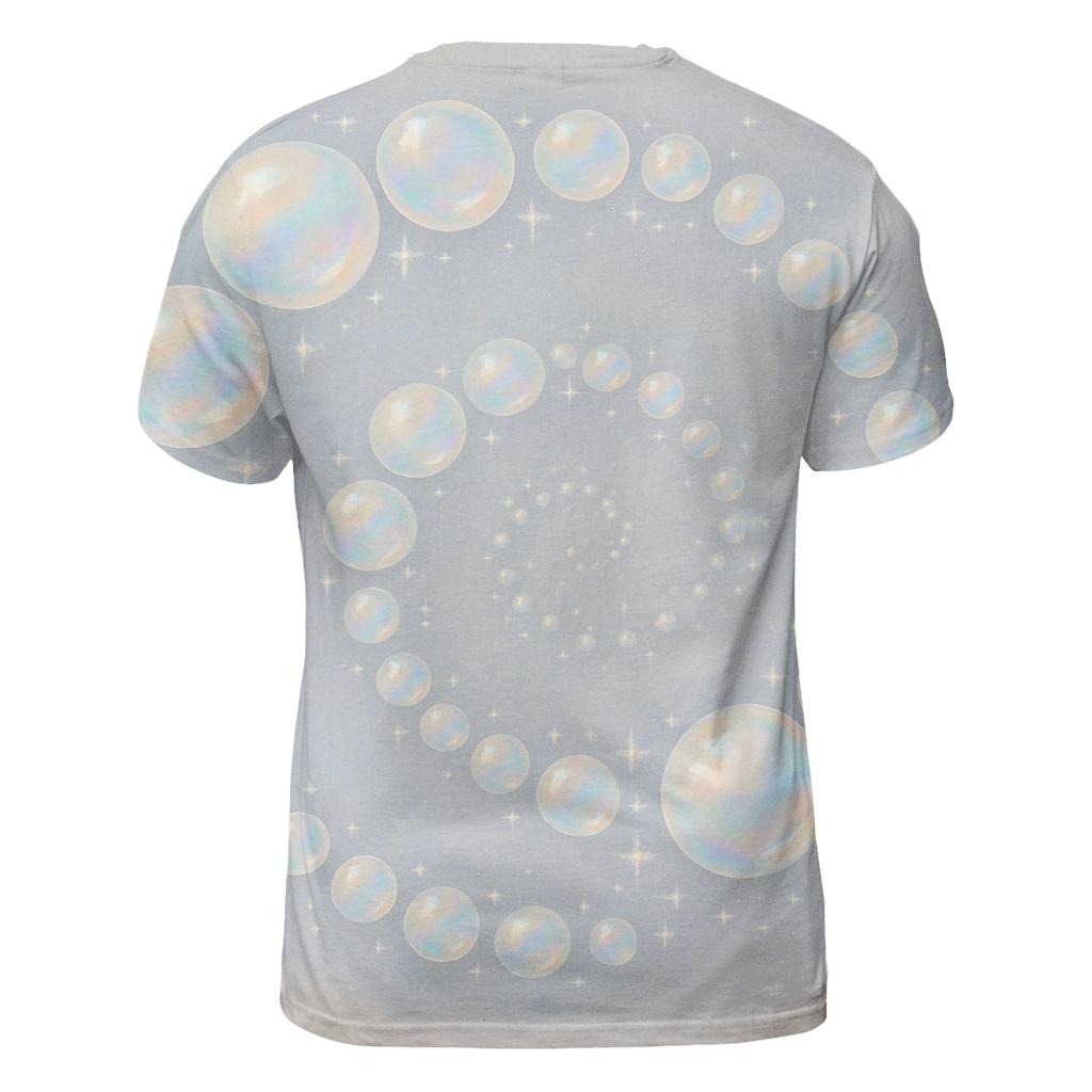 Opal Orb Mosaic artistic all-over print tops