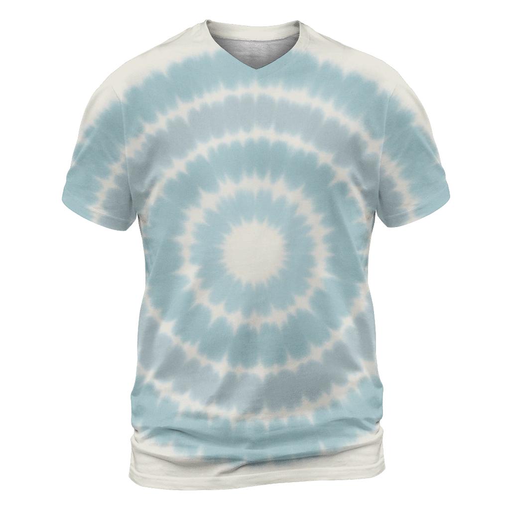 Ice Ring Shibori Ripple Circle statement graphic shirts