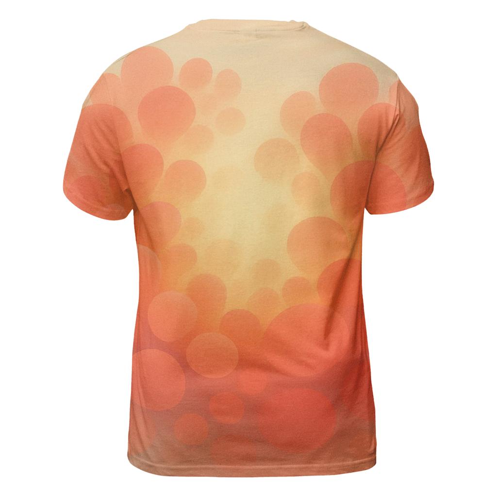 Coral Reef Bloom Gradient artistic all-over print tops