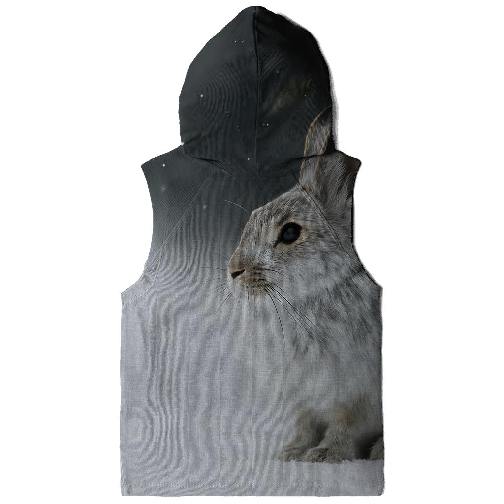 Frostwhisker Pause Snowshoe Hare hoodie styles