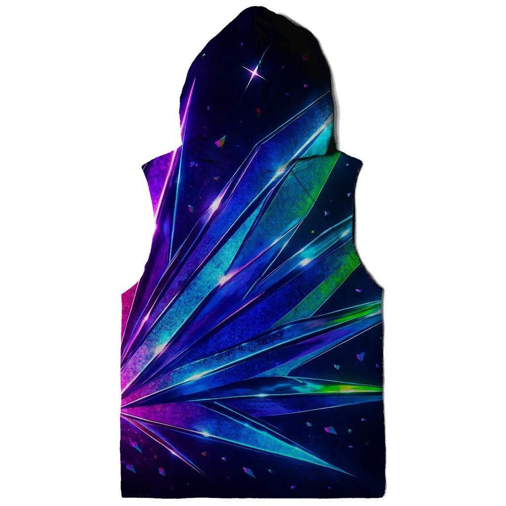 Neon Prism Afterglow embroidered hoodies