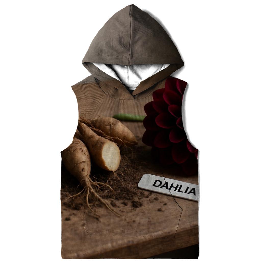 Dahlia Tuber Division On A Potting Bench lightweight hoodies