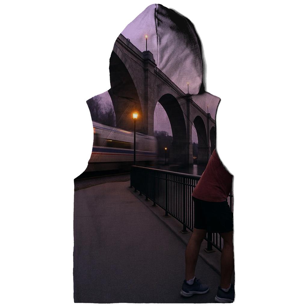 Harlem River Esplanade With Bronx Backdrop Glow designer hoodies