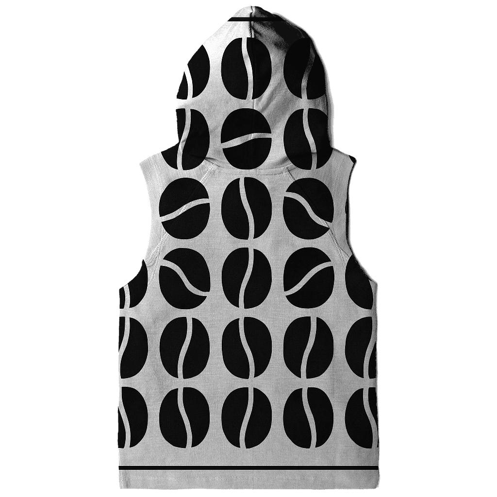Bean Mosaic Grid zip-up hoodies