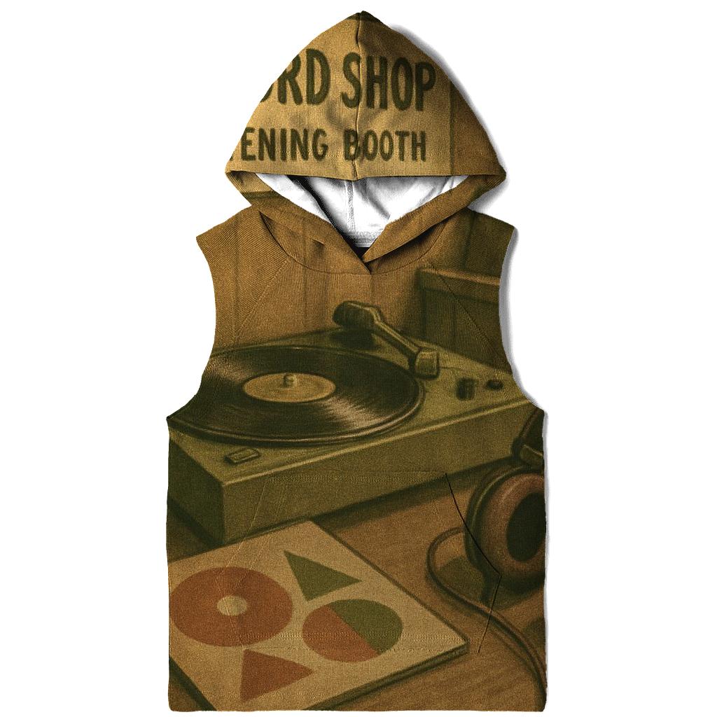 Antique Record Shop Listening Booth hoodies fashion