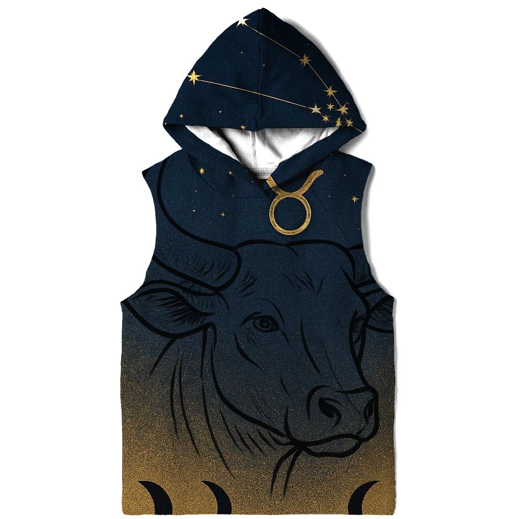 Taurus Golden Bull And Hyades Cluster embroidered hoodies