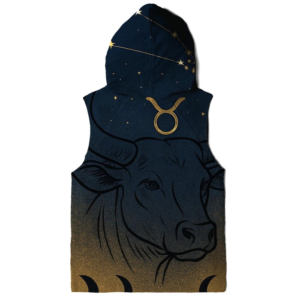 Taurus Golden Bull And Hyades Cluster embroidered hoodies