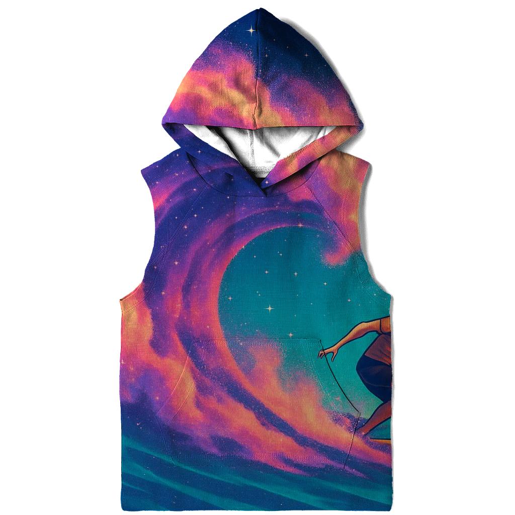 Nebula Wave Surf Session designer hoodies