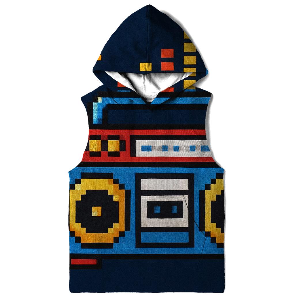 Pixel Arcade Boombox lightweight hoodies
