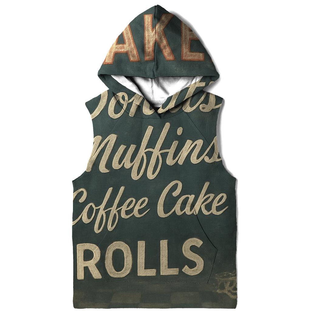 Retro Bakery Window Hand Lettered Menu hoodie styles