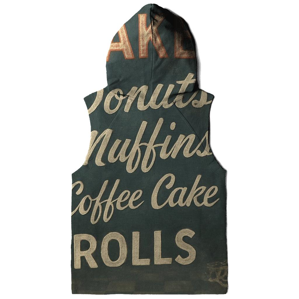 Retro Bakery Window Hand Lettered Menu hoodie styles