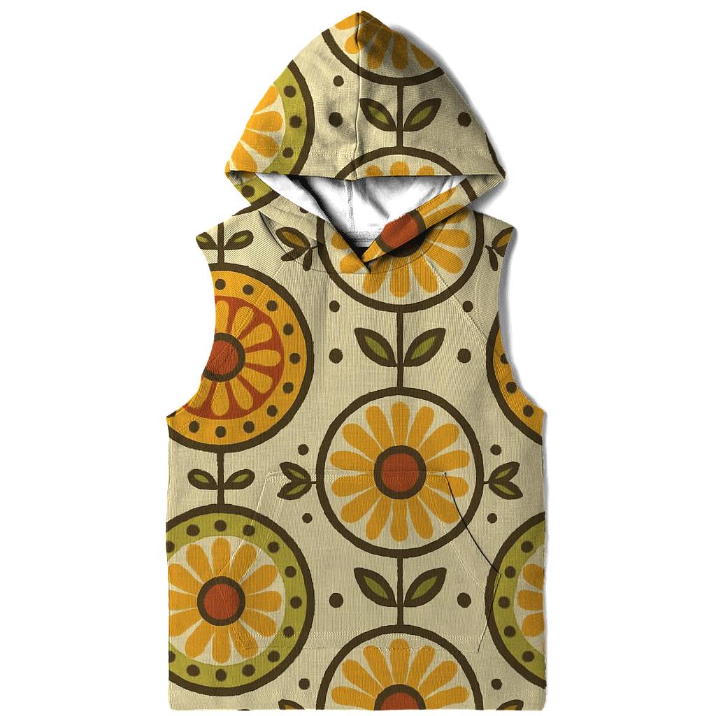Folk Art Sunburst Medallions premium hoodies