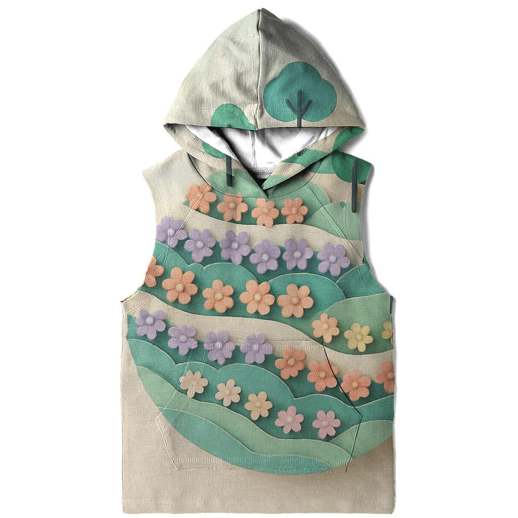 Paper Cut Planetary Garden heavyweight hoodies