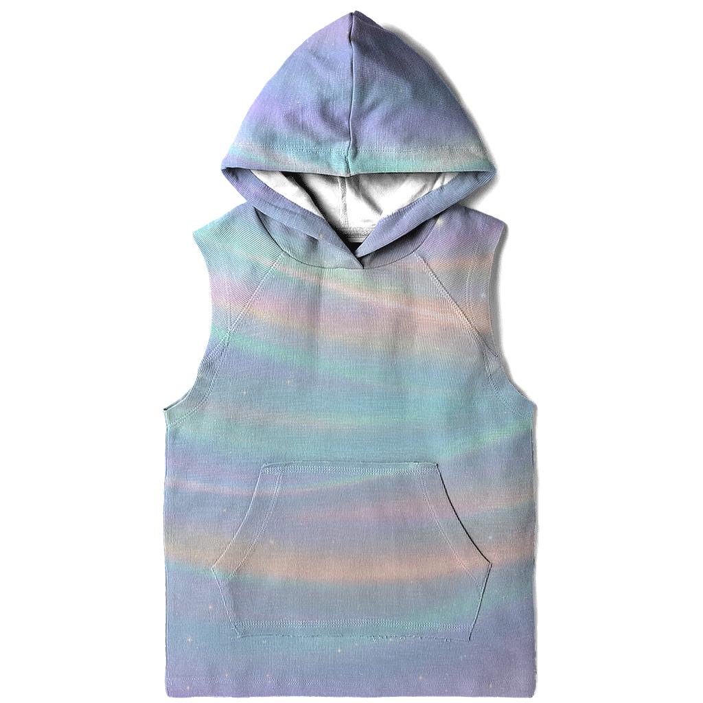 Pastel Aurora Shimmer Veil hoodies fashion