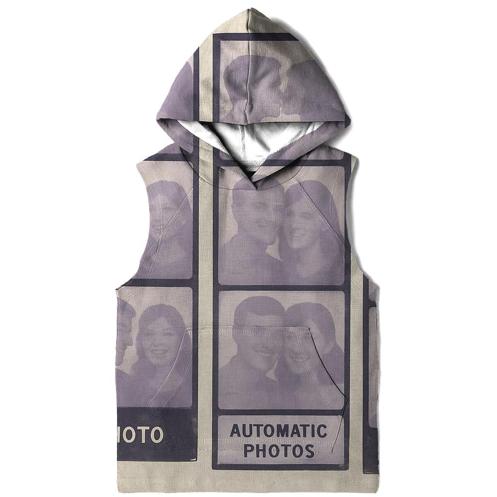 Old School Photo Booth Strip Collage premium hoodies
