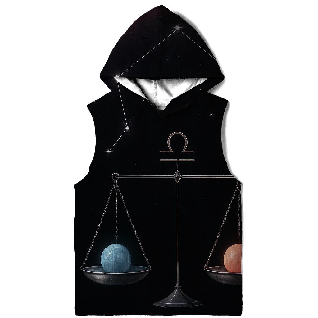 Libra Equinox Balance Star Scales lightweight hoodies