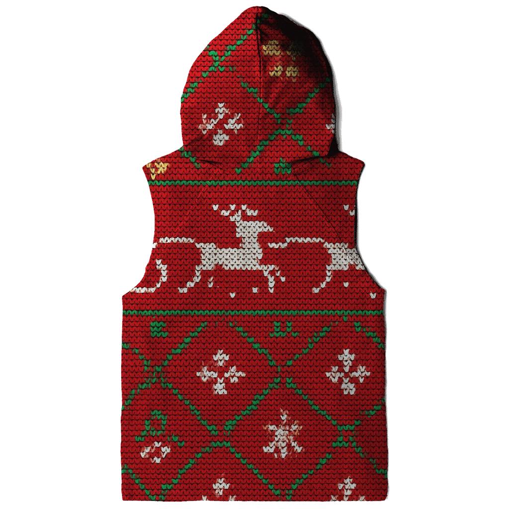 Santa Sleigh Star Track Lattice Design designer hoodies