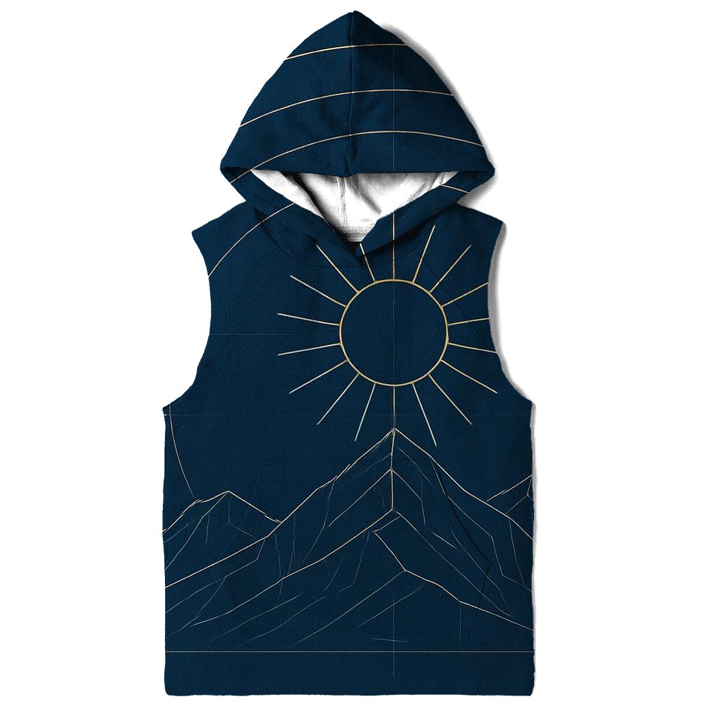 Mountain Top Solar Blueprint printed hoodies