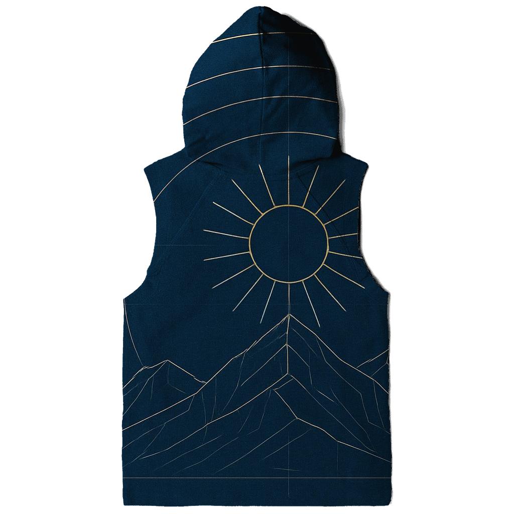 Mountain Top Solar Blueprint printed hoodies