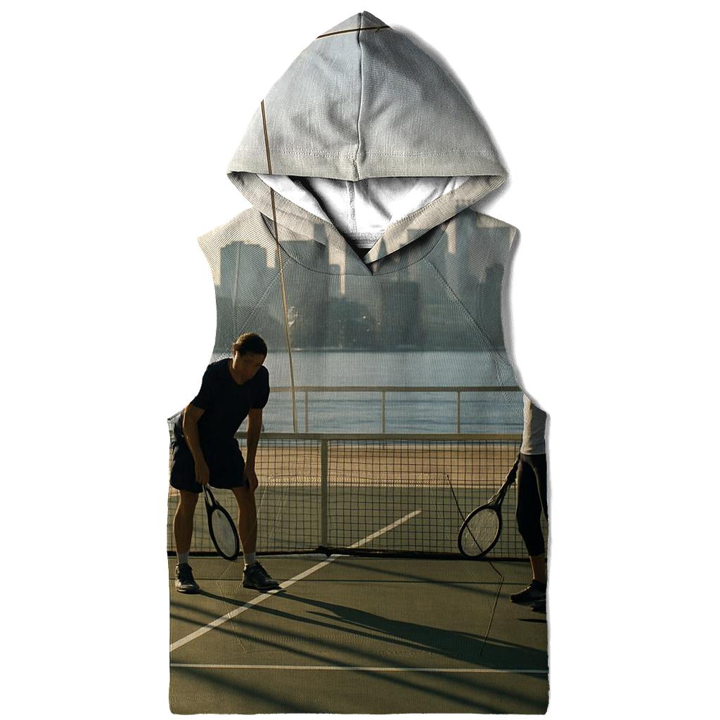 Chelsea Piers Tennis Bubble With Hudson Skyline Slice hoodie styles