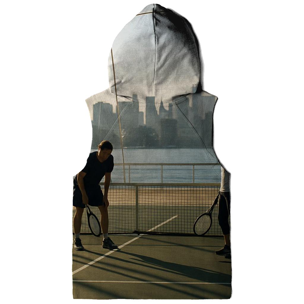 Chelsea Piers Tennis Bubble With Hudson Skyline Slice hoodie styles