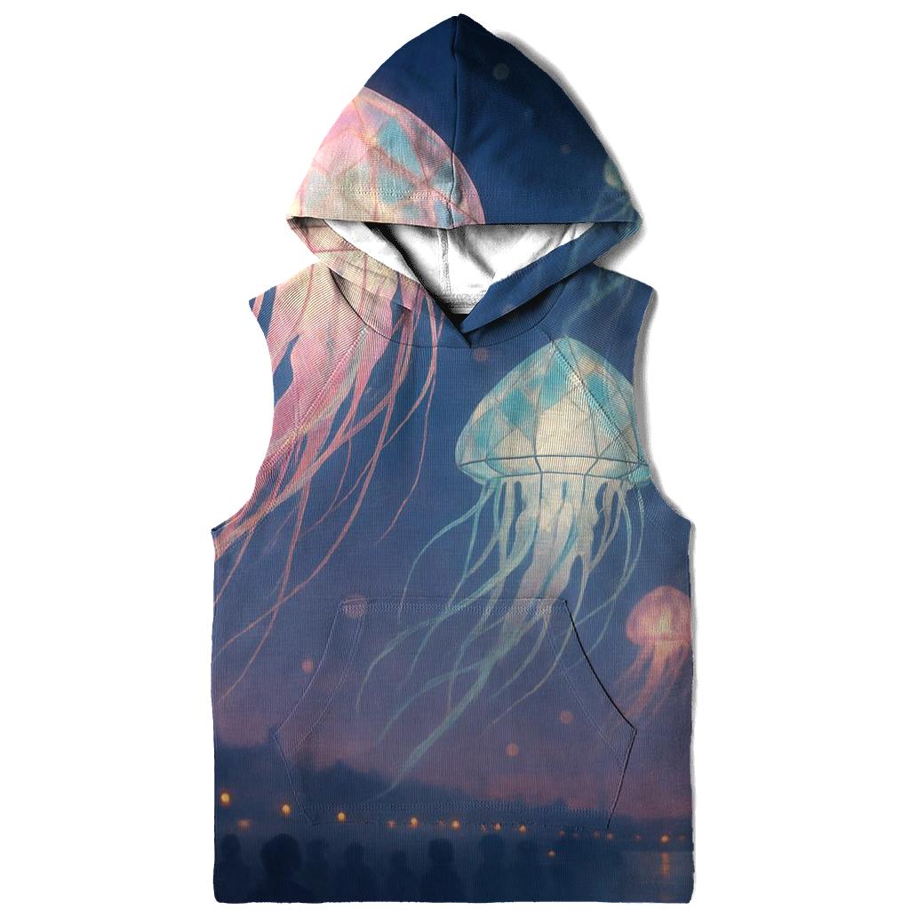 Crystal Jellyfish Lantern Parade heavyweight hoodies