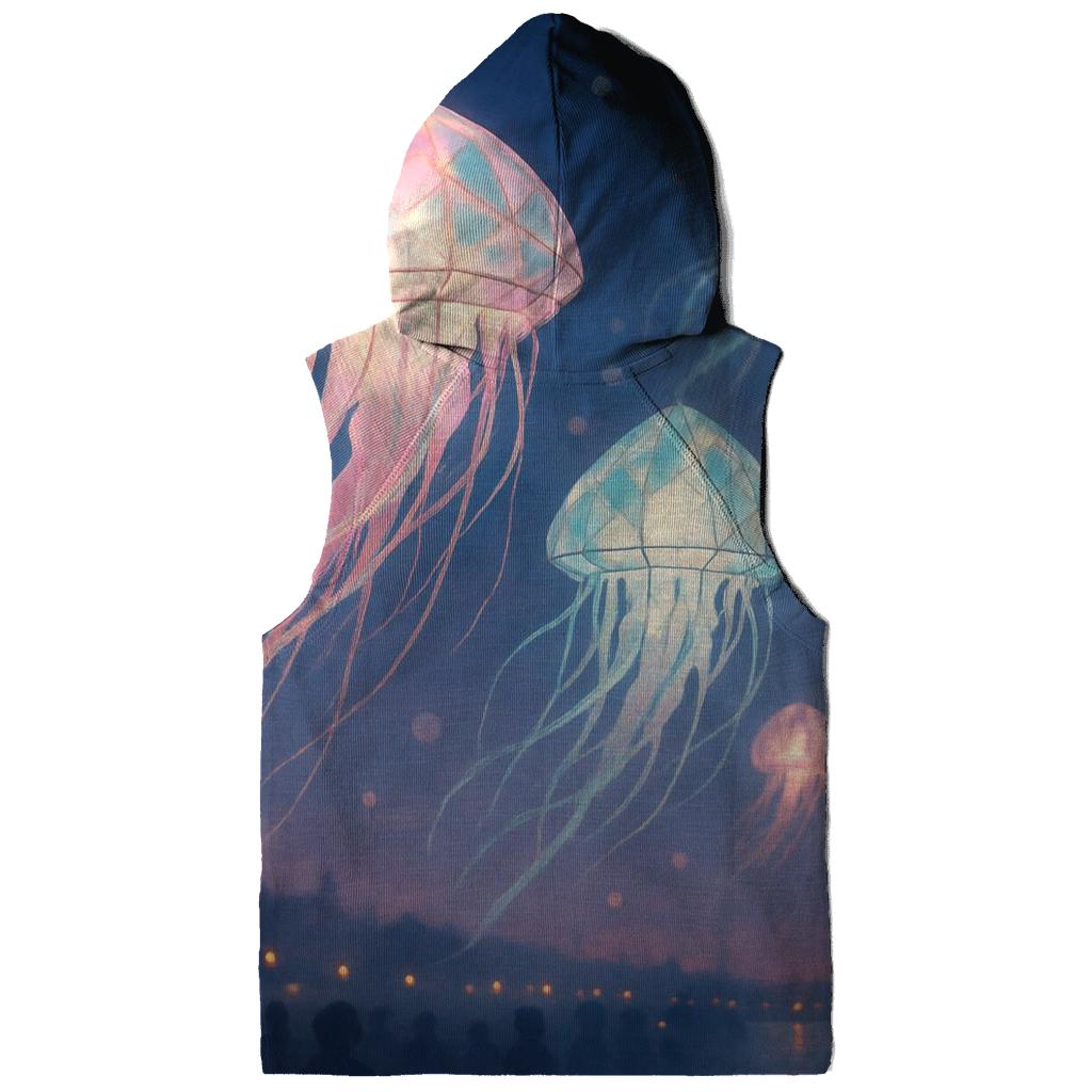 Crystal Jellyfish Lantern Parade heavyweight hoodies