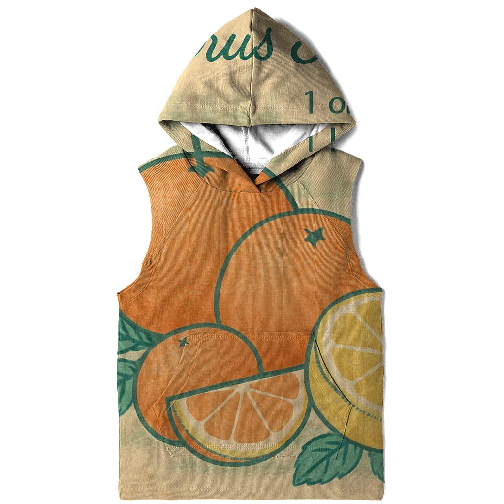 Retro Kitchen Recipe Card Citrus Print lightweight hoodies