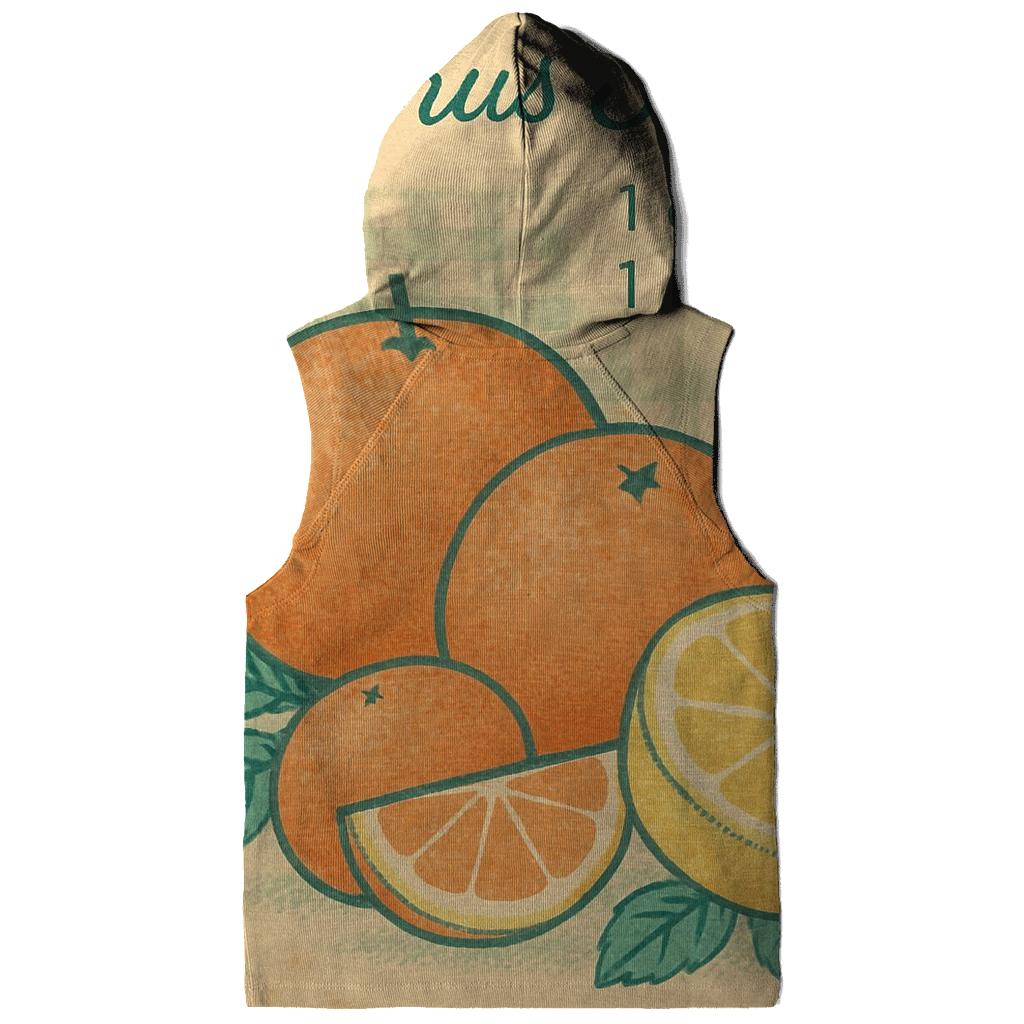 Retro Kitchen Recipe Card Citrus Print lightweight hoodies