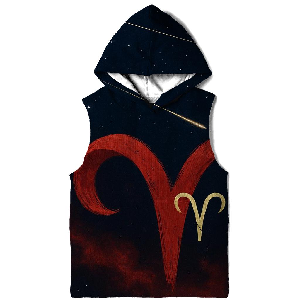 Aries Meteor Spark Ram Sigil graphic hoodies